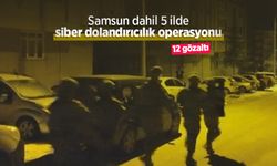 Samsun dahil 5 ilde siber dolandırıcılık operasyonu: 12 gözaltı