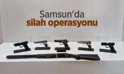 Samsun'da silah operasyonu