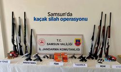 Samsun'da kaçak silah operasyonu