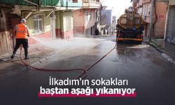 İlkadım’ın sokakları baştan aşağı yıkanıyor