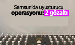 Samsun’da uyuşturucu operasyonu: 2 gözaltı