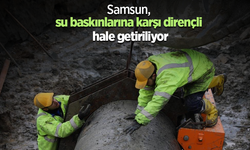 Samsun, su baskınlarına karşı dirençli hale getiriliyor