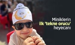 Miniklerin ilk 'tekne orucu' heyecanı