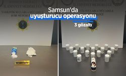 Samsun'da uyuşturucu operasyonu: 3 gözaltı