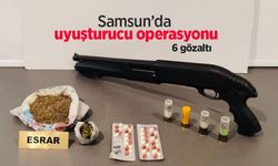 Samsun’da uyuşturucu operasyonu: 6 gözaltı