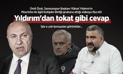 Jose Mourinho videosu gündem oldu! Başkan Yıldırım'dan Ümit Özat'a tokat gibi cevap