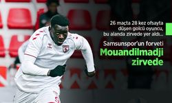 Samsunspor'un forveti Mouandilmadji zirvede