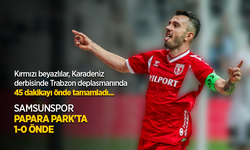 Kırmızı beyazlılar, Karadeniz derbisinde Trabzon deplasmanında 45 dakikayı önde tamamladı ...