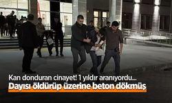 Kan donduran cinayet! 1 yıldır aranıyordu... Dayısı öldürüp üzerine beton dökmüş