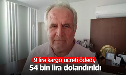 9 lira kargo ücreti ödedi, 54 bin lira dolandırıldı