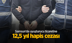Samsun’da uyuşturucu ticaretine 12,5 yıl hapis cezası
