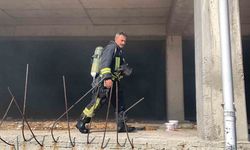cami otoparkında yangın