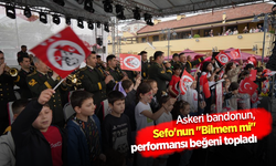 Askeri bandonun, Sefo'nun "Bilmem mi" performansı beğeni topladı