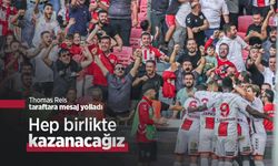 Samsunspor Teknik Direktörü Thomas Reis taraftara mesaj yolladı: "Hep birlikte kazanacağız"