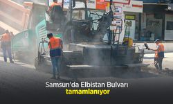 Samsun'da Elbistan Bulvarı tamamlanıyor