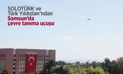 SOLOTÜRK ve Türk Yıldızları’ndan Samsun’da çevre tanıma uçuşu