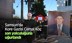 Samsun’da Kore Gazisi Cemal Koç son yolculuğuna uğurlandı