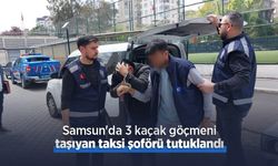 Samsun'da 3 kaçak göçmeni taşıyan taksi şoförü tutuklandı