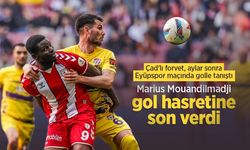 Çad'lı forvet, aylar sonra Eyüpspor maçında golle tanıştı, Marius Mouandilmadji gol hasretine son verdi