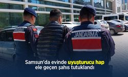 Samsun'da evinde uyuşturucu hap ele geçen şahıs tutuklandı