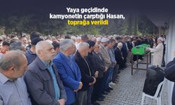 Yaya geçidinde kamyonetin çarptığı Hasan, toprağa verildi