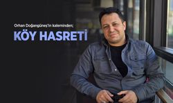 Orhan Doğangüneş'in kaleminden; KÖY HASRETİ