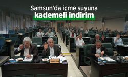 Samsun'da içme suyuna kademeli indirim