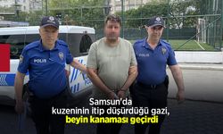 Samsun'da kuzeninin itip düşürdüğü gazi, beyin kanaması geçirdi