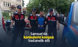 Samsun'da kardeşlerin kavgası hastanelik etti