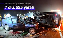 Samsun'un Nisan ayı trafik kaza bilançosu: 7 ölü, 555 yaralı