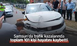 Samsun'da trafik kazalarında toplam 101 kişi hayatını kaybetti