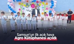 Samsun'un ilk açık hava Agro Kütüphanesi açıldı
