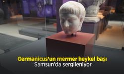 Germanicus’un mermer heykel başı Samsun’da sergileniyor