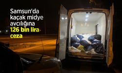 Samsun'da kaçak midye avcılığına 126 bin lira ceza