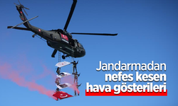 Jandarmadan nefes kesen hava gösterileri