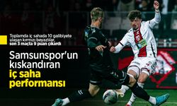 Samsunspor'un kıskandıran iç saha performansı