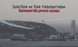SoloTürk ve Türk Yıldızları'ndan Samsun'da prova uçuşu