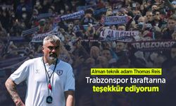Alman teknik adam Thomas Reis: Trabzonspor taraftarına teşekkür ediyorum
