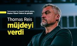 Samsunspor'un başarılı teknik adamı, Başkan Yüksel Yıldırım ile görüştü, Thomas Reis  MÜJDEYİ  VERDİ