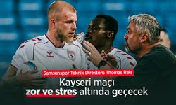 Thomas Reis: Kayseri maçı zor ve stres altında geçecek