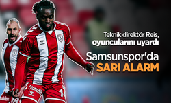 Teknik direktör Reis, oyuncularını uyardı  Samsunspor'da  SARI ALARM