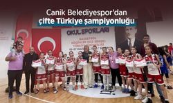 Canik Belediyespor’dan çifte Türkiye şampiyonluğu