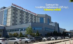 Samsun’da tavuktan zehirlenen 225 işçi, taburcu edildi
