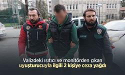 Valizdeki ısıtıcı ve monitörden çıkan uyuşturucuyla ilgili 2 kişiye ceza yağdı