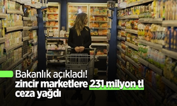 Bakanlık açıkladı zincir marketlere 231 milyon tl ceza yağdı