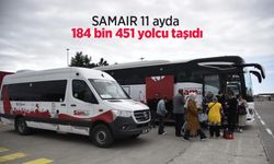 SAMAIR 11 ayda 184 bin 451 yolcu taşıdı