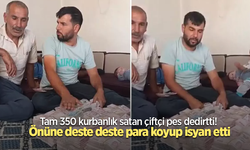 Tam 350 kurbanlık satan çiftçi pes dedirtti! Önüne deste deste para koyup isyan etti
