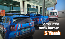 Samsun'da trafik kazası: 5 yaralı