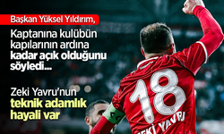 Başkan Yüksel Yıldırım, kaptanına kulübün kapılarının ardına kadar açık olduğunu söyledi ...