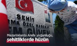 Mezarlıklarda Arefe yoğunluğu, şehitliklerde hüzün